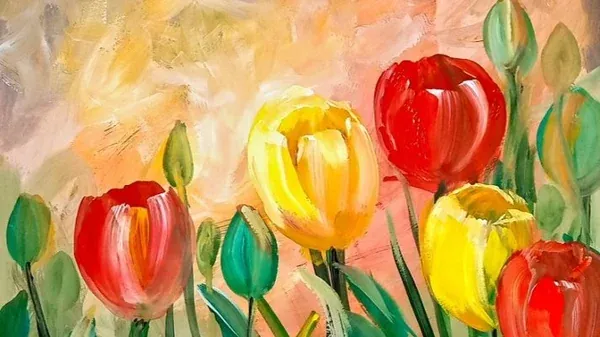 Paint Night in The Secret Garden