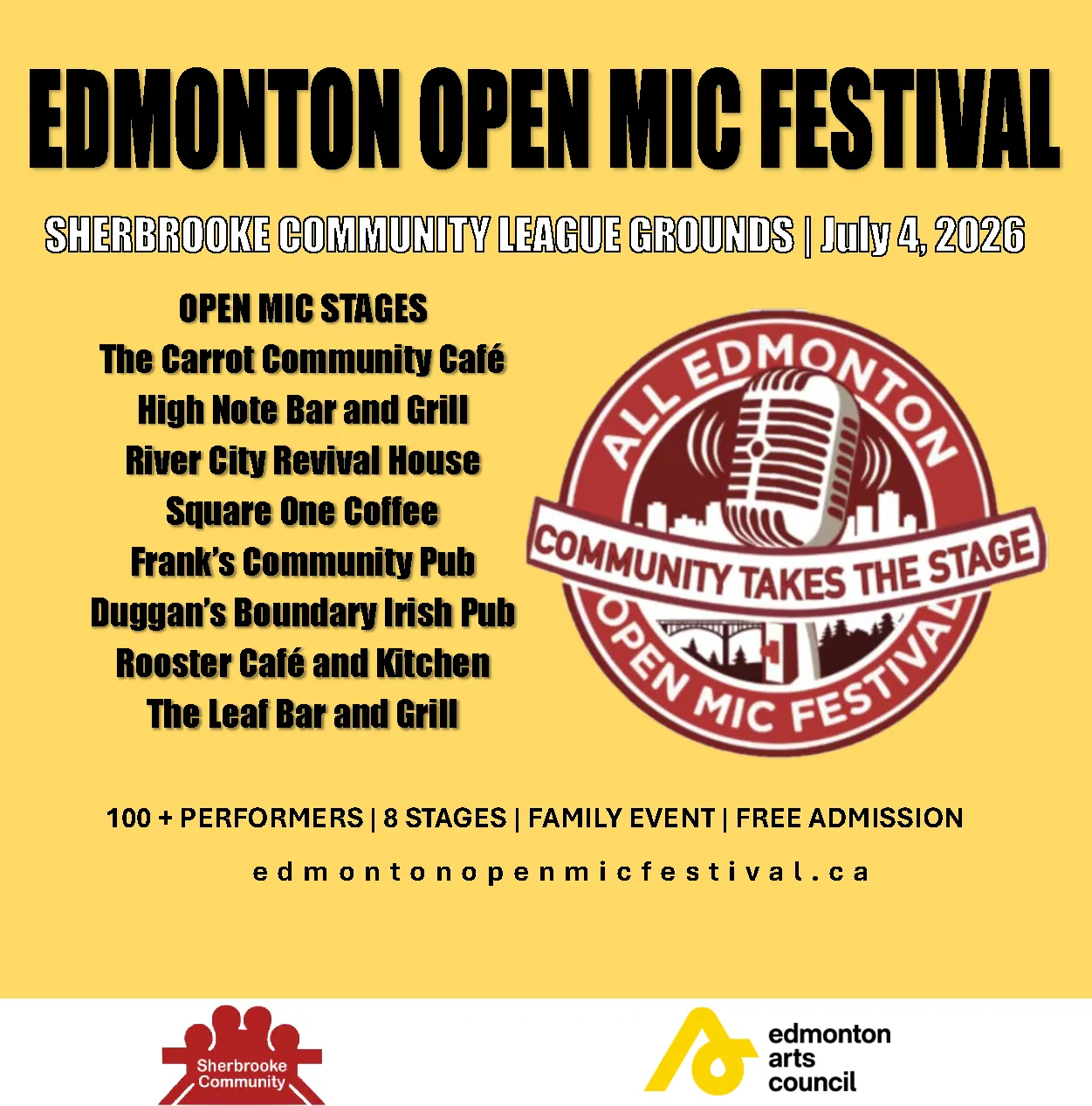 Edmonton Open Mic Festival