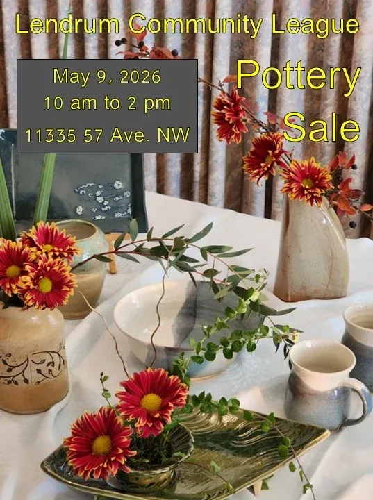 Lendrum Community League Pottery Sale