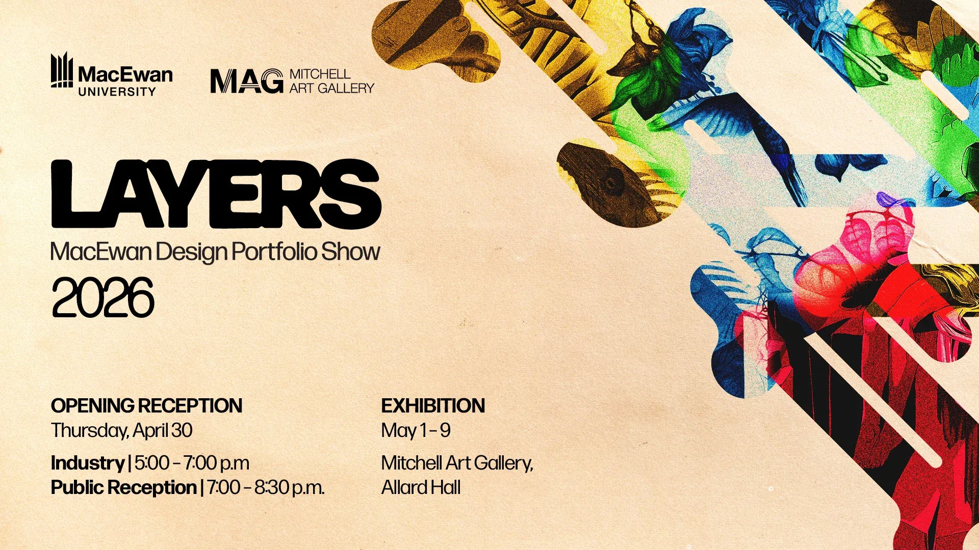 LAYERS: MacEwan Design Portfolio Show 2026