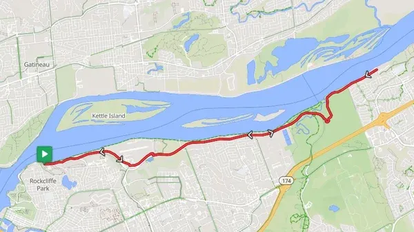 Easy Ride - NCC River House to Roslyn Park
