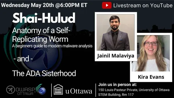OWASP Ottawa: Community Building and Malware Analysis