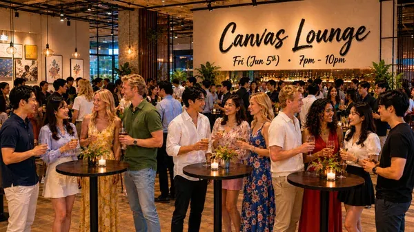 Elegant Canvas Lounge