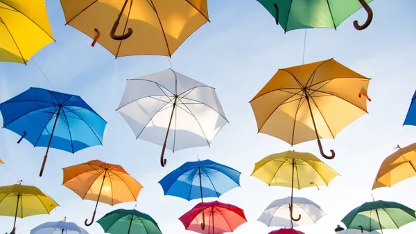 Paint & Sip: Colorful Umbrellas and Rain