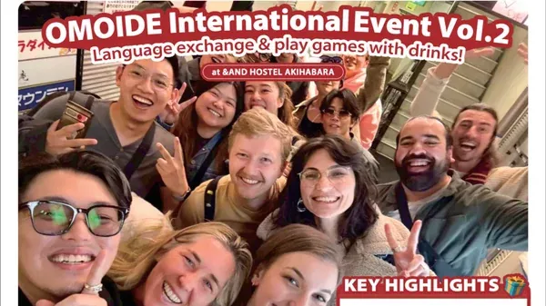 OMOIDE International Meetup at &AND HOSTEL AKIHABARA
