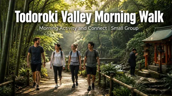 Todoroki Valley Walk, Temple Visit, and Cafe Hangout