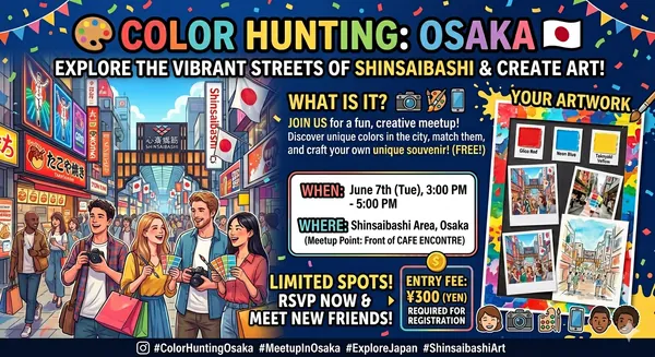 Color Hunting in Shinsaibashi