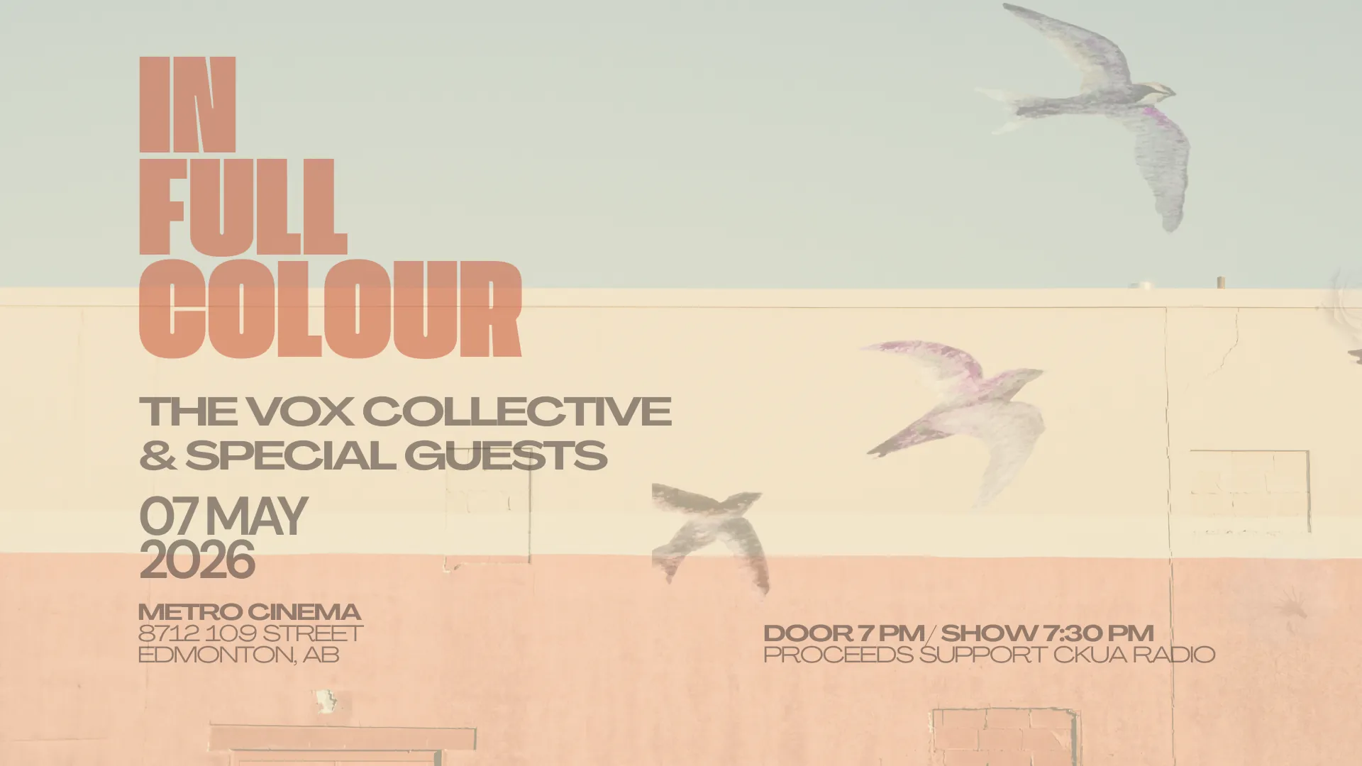 In Full Colour – with The Vox Collective & Special Guests