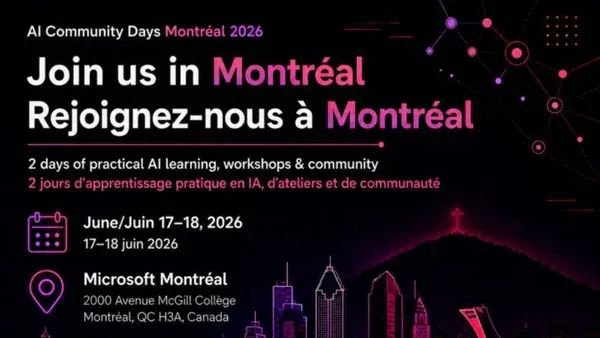 AI Community Days (AICD) Montréal