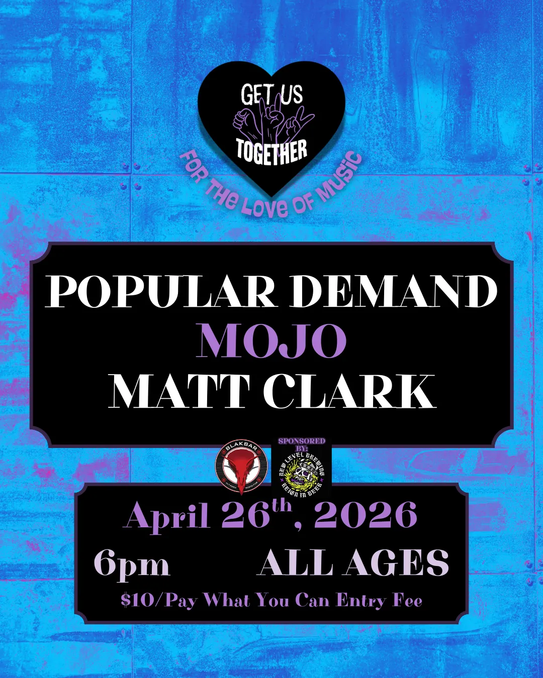 For the Love Of Music: Popular Demand, Mojo, and Matt Clark