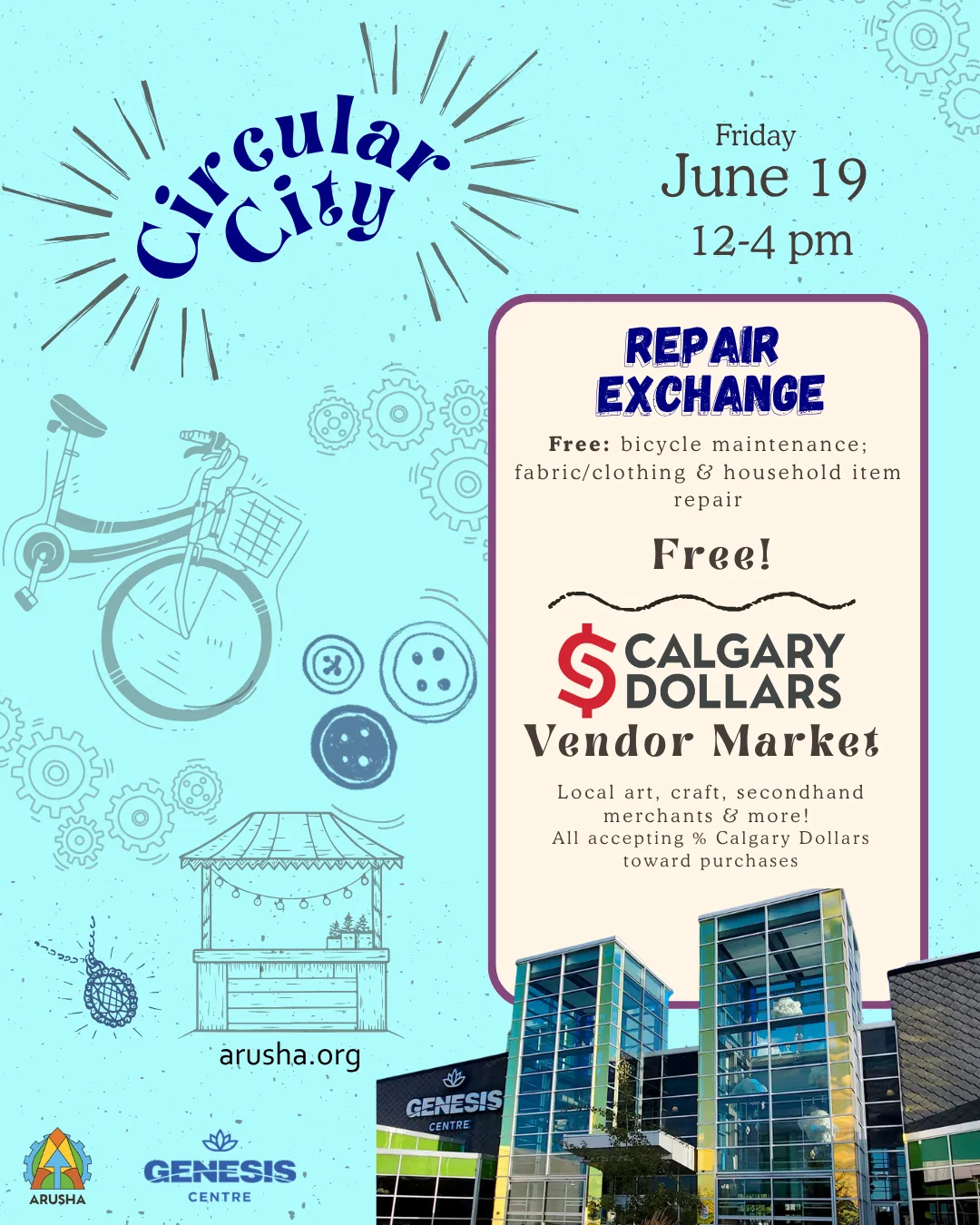 Circular City Repair Exchange and Vendor Market