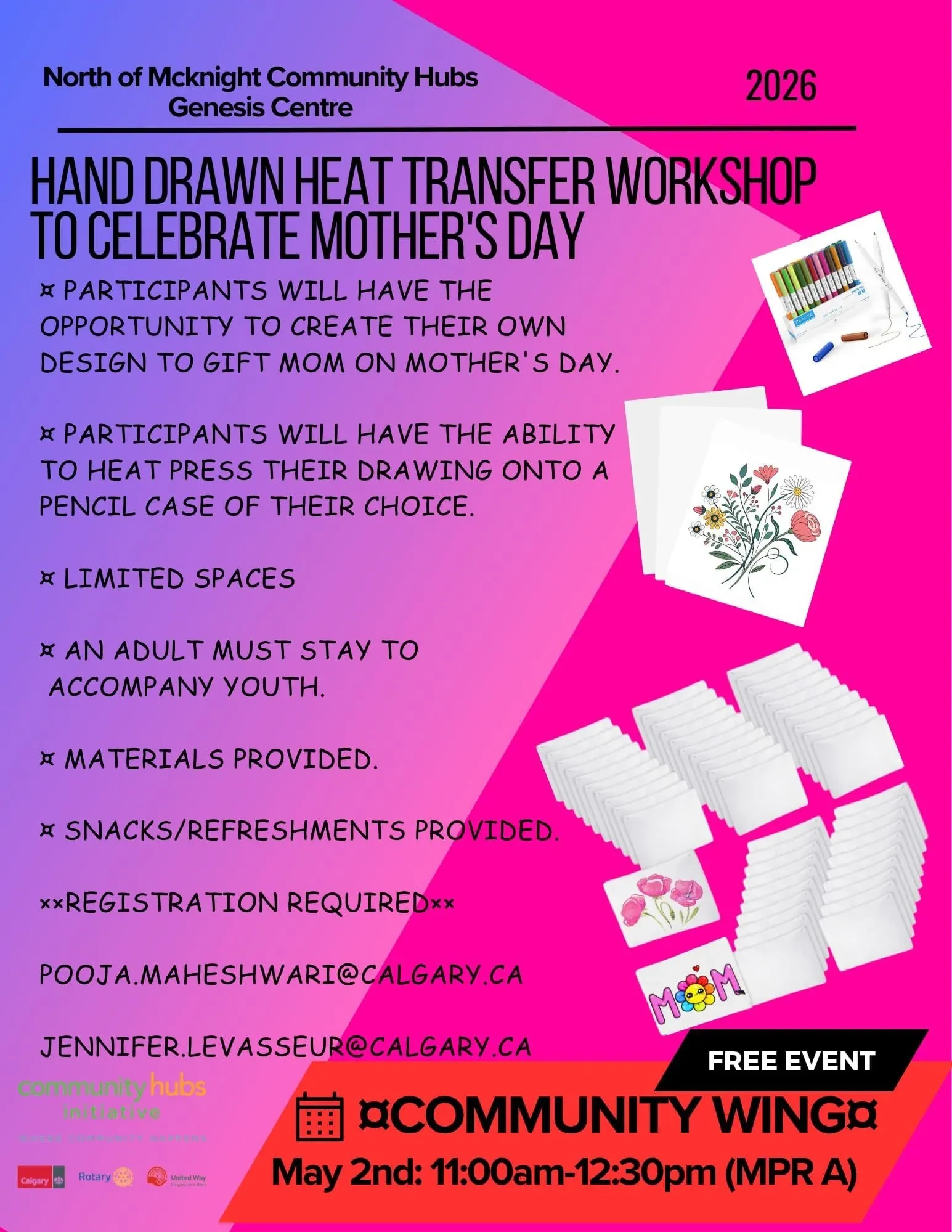 Mother's Day Workshop for Kids