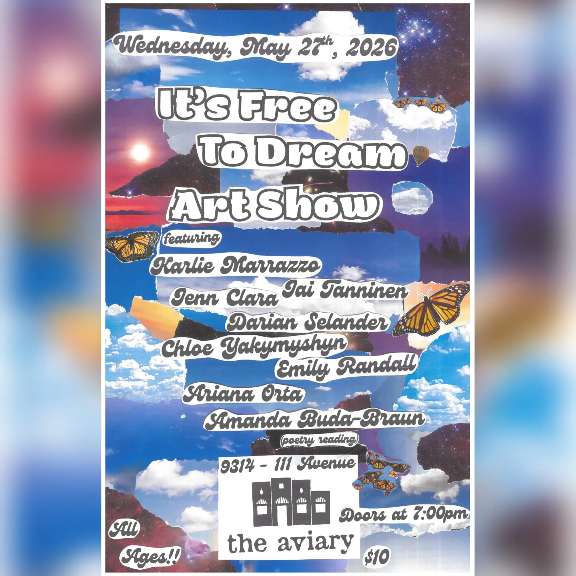 It's Free To Dream Art Show