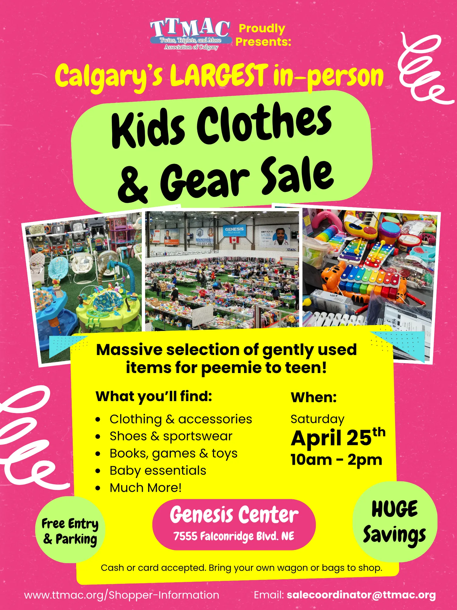 TTMAC Kids Clothing and Gear Sale