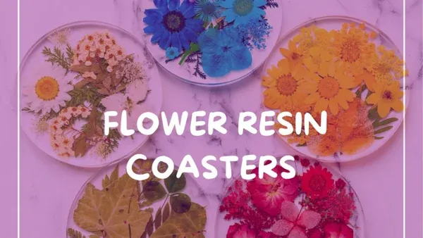 Flower Resin Coaster Workshop