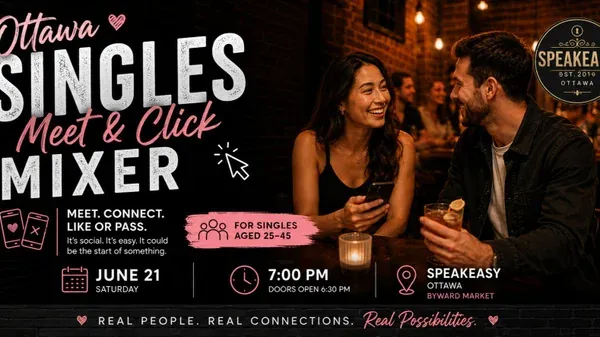 Ottawa Singles Meet & Click Mixer (Ages 25-45)
